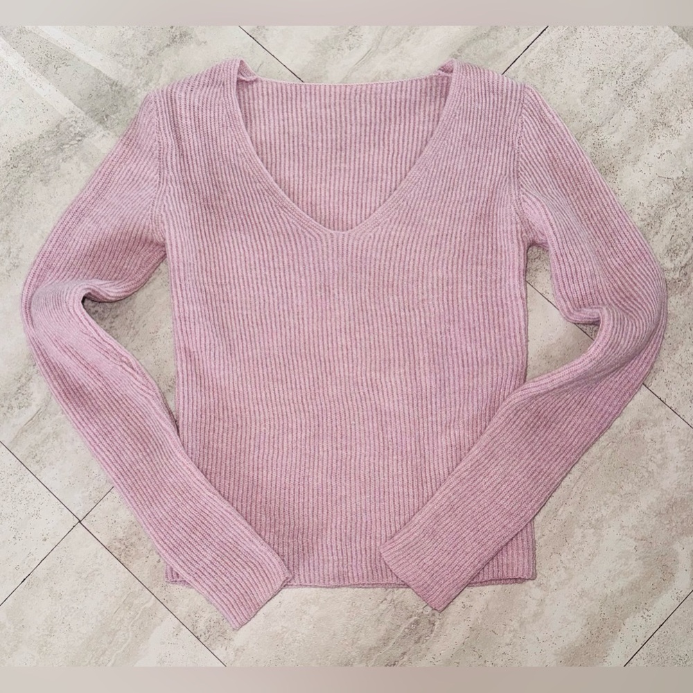Shein Crop Top Ribbed Sweater